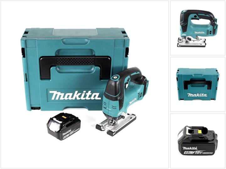 Actual product image Makita DJV 182 M1J Battery pendulum jigsaw 18V Brushless + 1x battery 4,0Ah + Makpac - without charger