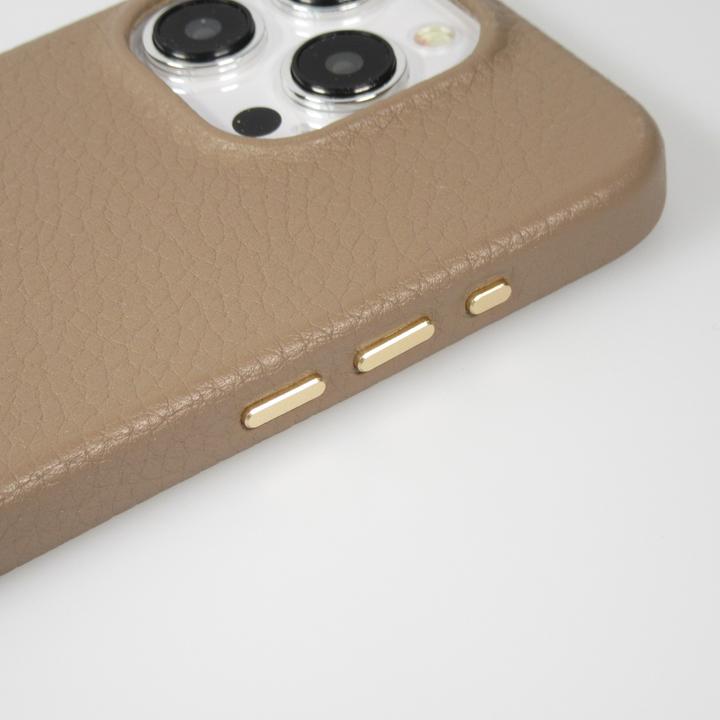 Image du produit PhoneLook Coque Cuir de veau luxe grainé intégral avec boutons métalliques et MagSafe (Apple iPhone 14 Pro)
