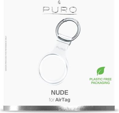 Produktbild Deltaco Puro NUDE Apple Airtag key ring with case - Transparent (Apple)