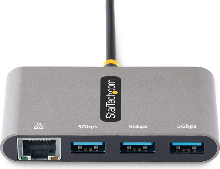 Actual product image StarTech com HB30C3A1GEA2, USB 3.2 Gen 1 (3.1 Gen 1) Type-C, RJ-45, USB 3.2 Gen 1 (3.1 Gen 1) Type-A (USB-C, 3 ports)