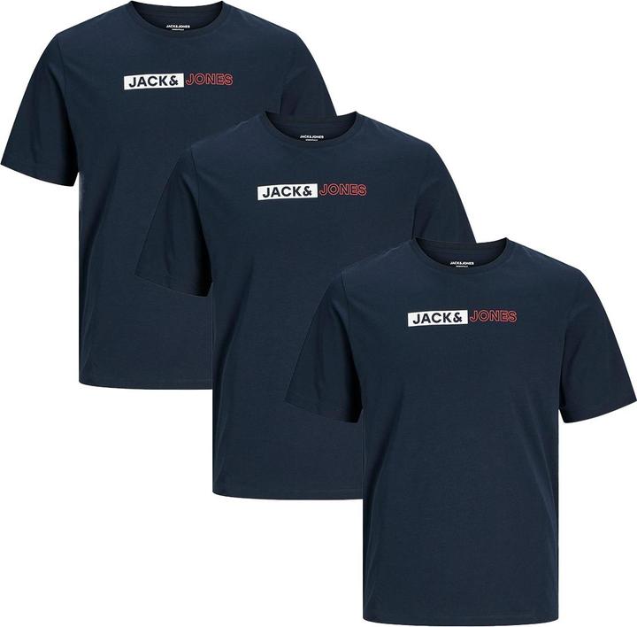 Actual product image Jack & Jones 3er Pack Corp T-Shirt (XL)