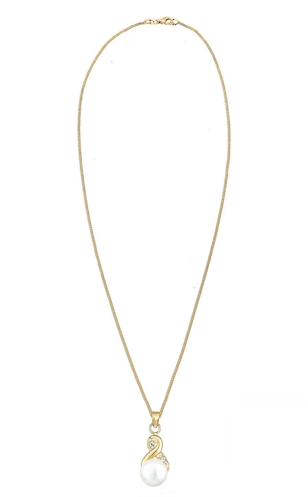 Produktbild Elli Infinity, Perle, Perlenkette (Süsswasserzuchtperlen, Glaskristall, 925er Sterling Silber, 45 cm)