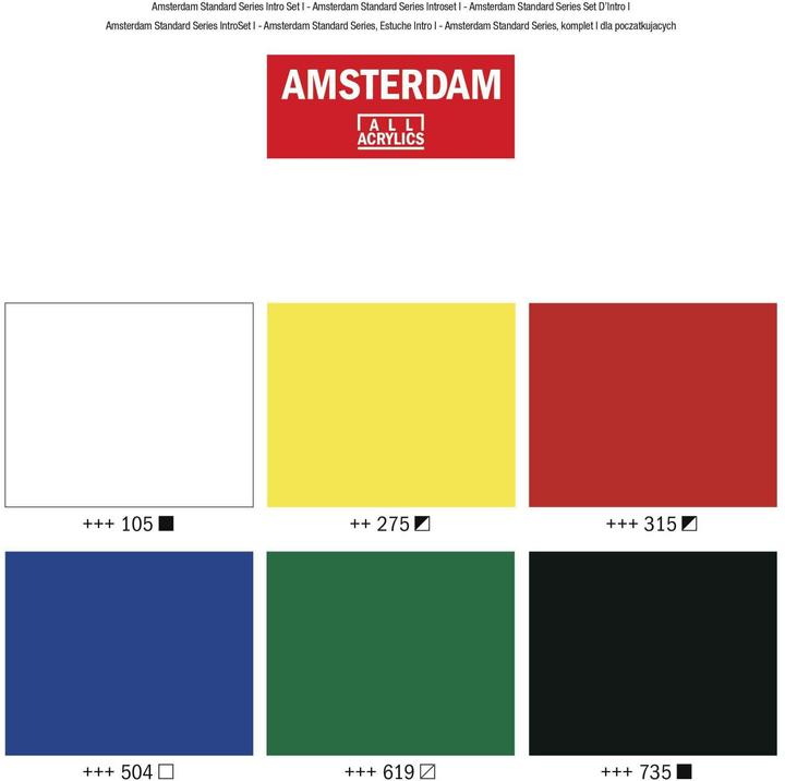 Actual product image Amsterdam Starter Set (Multicoloured, 20 ml)