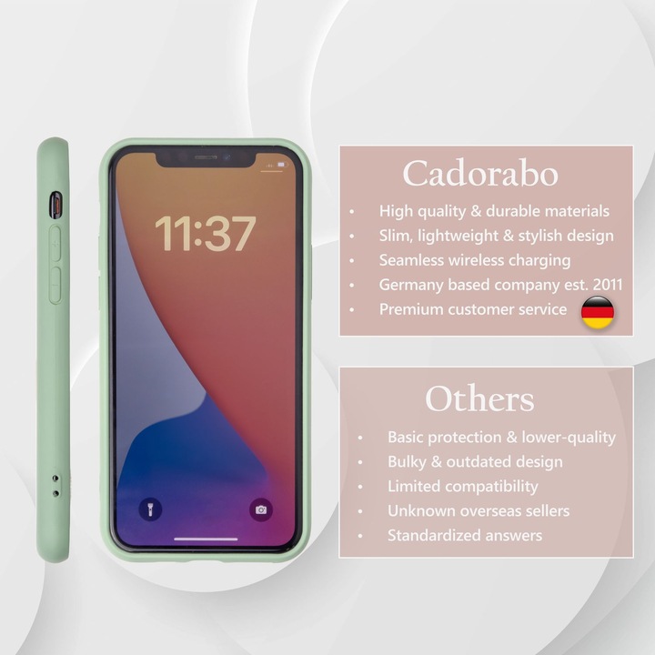 Produktbild Cadorabo TPU Liquid Silicone Case Cover (Apple iPhone 11 Pro)