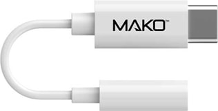 Produktbild Mako USB-C Headset Jack Adapter (USB Typ C, 3.5mm Buchse)