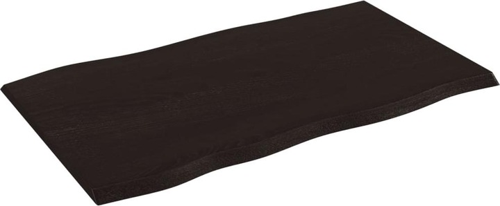 Actual product image VidaXL Tischplatte 100x60x2 cm Massivholz Eiche Behandelt (100 x 60 x 2 cm)