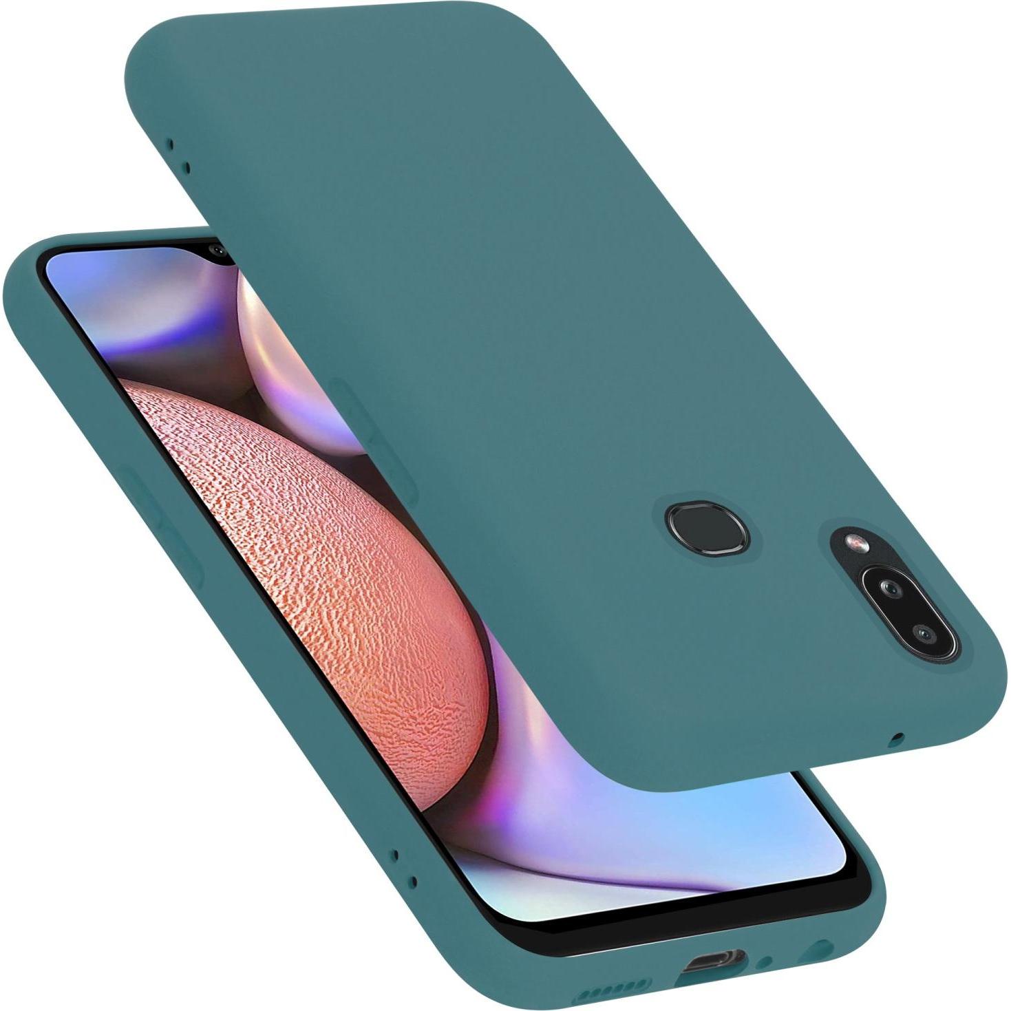 Cadorabo Liquid Case (Samsung Galaxy A10s), Smartphone Hülle, Grün