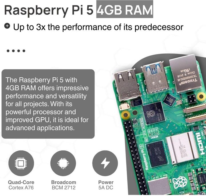 Produktbild Db-tronic Raspberry Pi 5 PCIe M.2 NVMe
