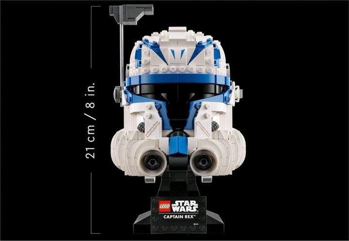 Actual product image LEGO Captain Rex Helmet (75349, LEGO Star Wars)