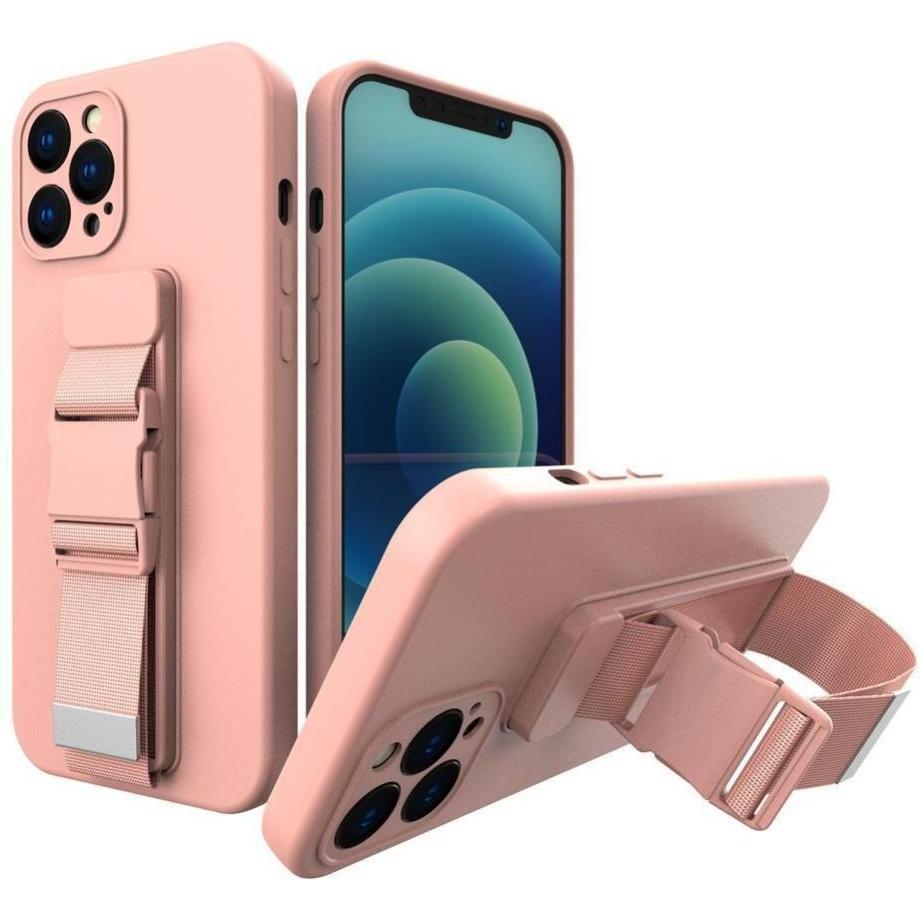 Thumbnail - Hurtel Rope Case Silikon Lanyard Cover Purse Lanyard Strap für Samsung Galaxy A33 5G Pink (Samsung Galaxy A33 5G), Smart...