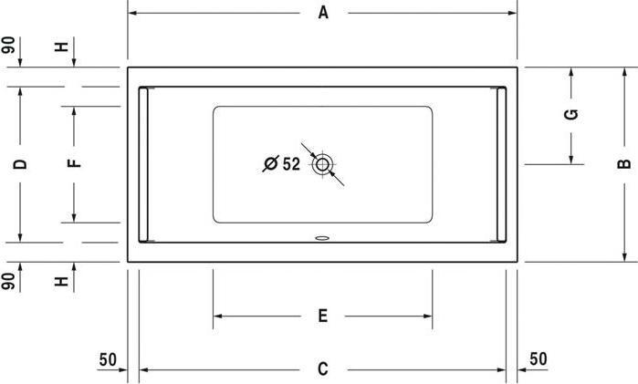 Image du produit Duravit Baignoire balnéo rectangulaire STARCK 212 l 180x90 we 2 Système RS Air (212 l, 180 cm, 90 cm)