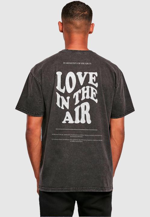 Produktbild Merchcode Love In The Air Acid Washed Heavy Oversize Tee - 136177 (4XL)