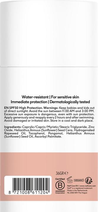 Actual product image Naïf Sun protection stick (SPF 50, 36 g)