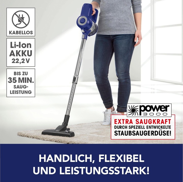 Immagine prodotto CleanMaxx Akku Hand und Stielsauger