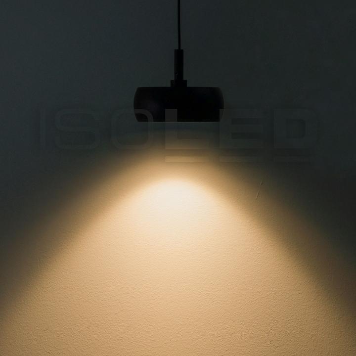 Produktbild Isoled Track48 Hängeleuchte Circle 8W, 45°, 48V DC, schwarz, 3000K, DALI dimmbar
