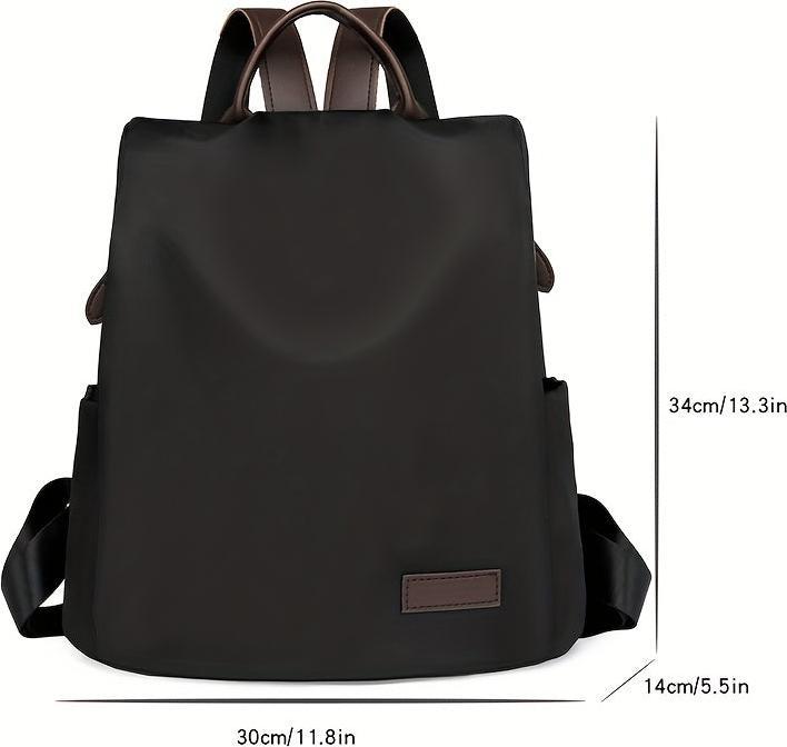 Only-Bags.Store Nylon-Rucksack 1 Stück mit Diebstahlschutz - stilvolle leichte Tasche mit grossem Fassungsvermögen