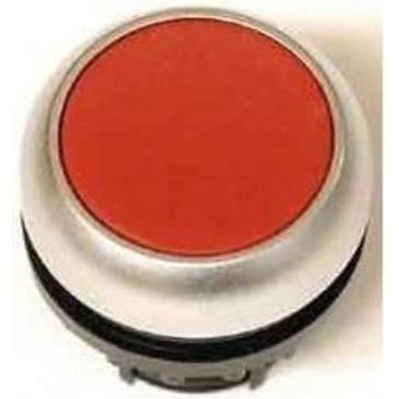 Thumbnail - Eaton Drucktaste flach M22-DR-B IP67 rastend Frontring titan blau M22-DR-B, Taster + Schalter, Blau