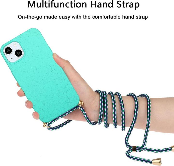 Produktbild König Design Handykette Hülle Handy Schutz für Apple iPhone 15 Case Cover Bumper Etuis Kette