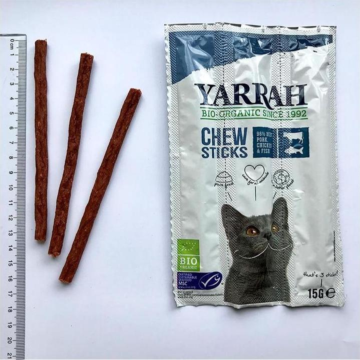Actual product image Yarrah BIO cat chews (Senior, Junior, Adult, 1 pcs., 15 g)