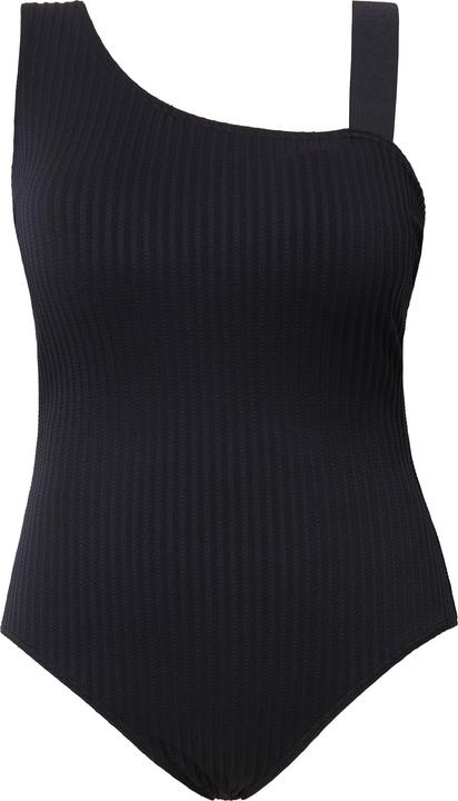 Image du produit Studio Untold Maillot de bain à bonnets souples. Effet épaule nue. Matière à rayures texturées (50)