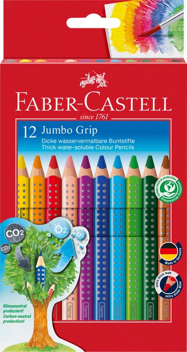 Image du produit Faber-Castell poignée jumbo (Multicolore, 12 x)