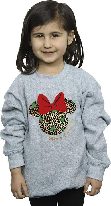 Produktbild Disney Minnie Mouse Leopard Christmas Sweatshirt Mädchen (104)