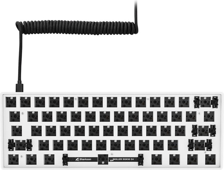 Produktbild Sharkoon SKILLER SGK50 S4 Barbone (weiss, ANSI-Layout)
