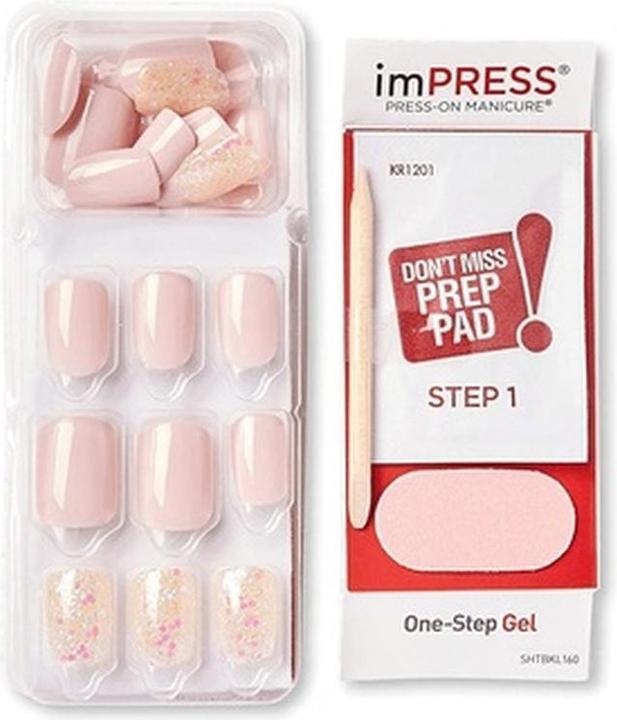 Image du produit KISS imPress Dorothy (Ongles artificiels, Glitter, Beige)