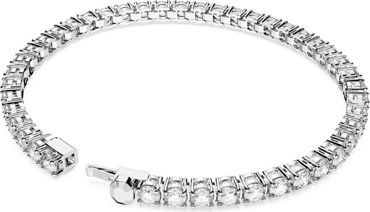 Produktbild Swarovski Matrix Tennis Armband Rundschliff Weiss (16.50 cm, Swarovski Metall)
