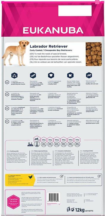 Image du produit Eukanuba Labrador de Race Retriever (Adulte, 1 pcs, 12000 g)