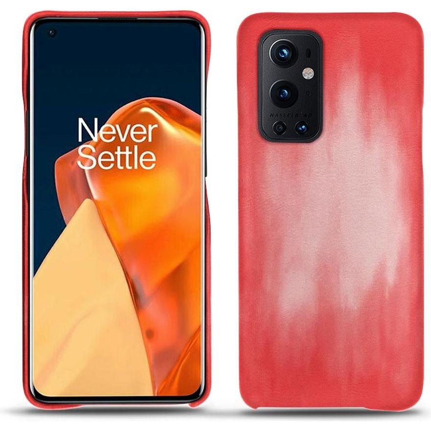 Noreve Lederschutzhülle (OnePlus 9 Pro), Smartphone Hülle, Rosa