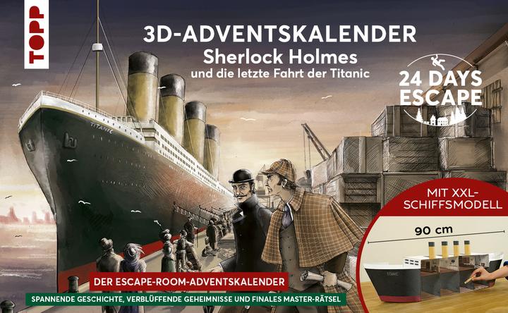 Actual product image Topp 3D Advent Calendar Sherlock Holmes
