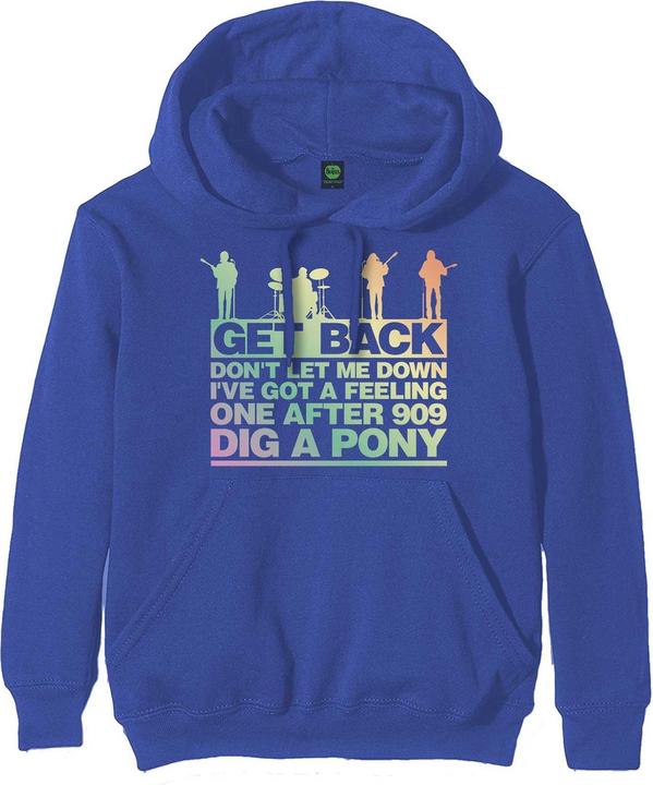 Immagine prodotto Felpa con cappuccio graficizzata Get Back Adulti (L)