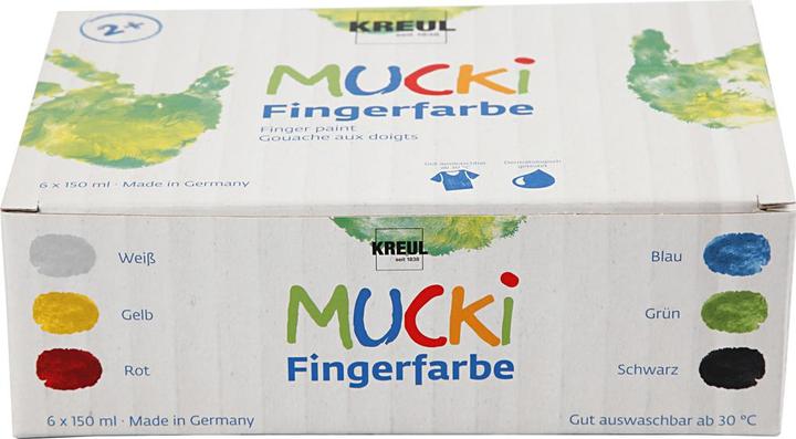 Image du produit Kreul MUCKI peinture au doigt (Multicolore, 900 ml)