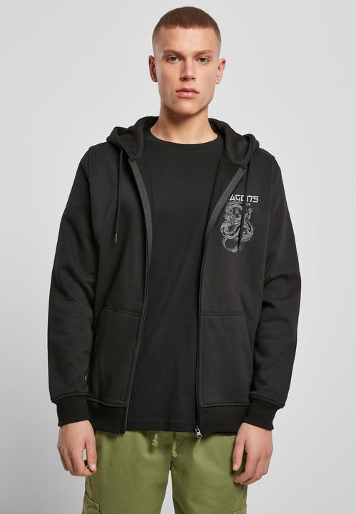 Produktbild Mister Tee Dragons Never Die Heavy Zip Hoody - 132739 (5XL)