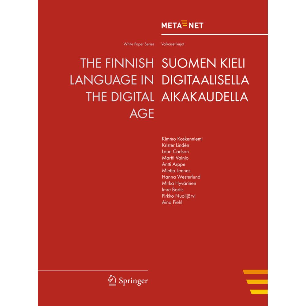 The Finnish Language in the Digital Age, Fachbücher von Hans Uszkoreit, Georg Rehm