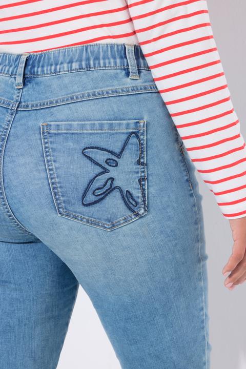 Actual product image Laurasøn Striped Cuff Jeans (52)