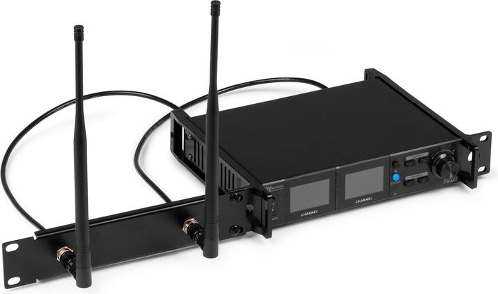 Actual product image Power Dynamics PD522 microfoonsysteem met 2 draadloze UHF microfoons - 2x 100 kanalen