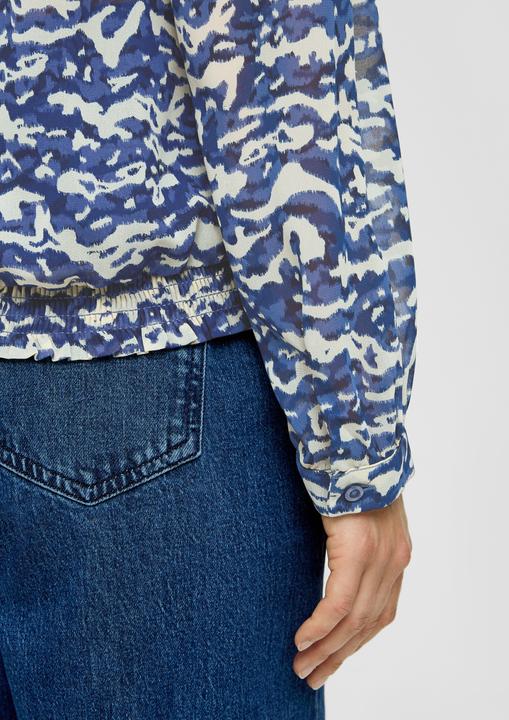 Image du produit s.Oliver Bluse Chiffonbluse mit Allover-Print (42)