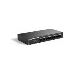 Thumbnail - Dahua Switch It Dh-Sg1010lp 10-Port Economical Gigabit Switch With 8-Port Poe (10 Ports), Netzwerk Switch, Schwarz