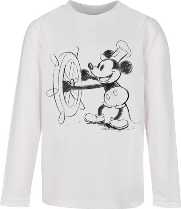 Absolute Cult Kids Mickey Mouse - Steamboat Sketch Longsleeve - 124467 (110, 116)