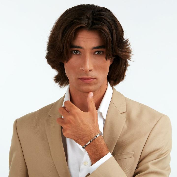 Immagine prodotto Maserati Armband (18 cm, Acciaio inossidabile)