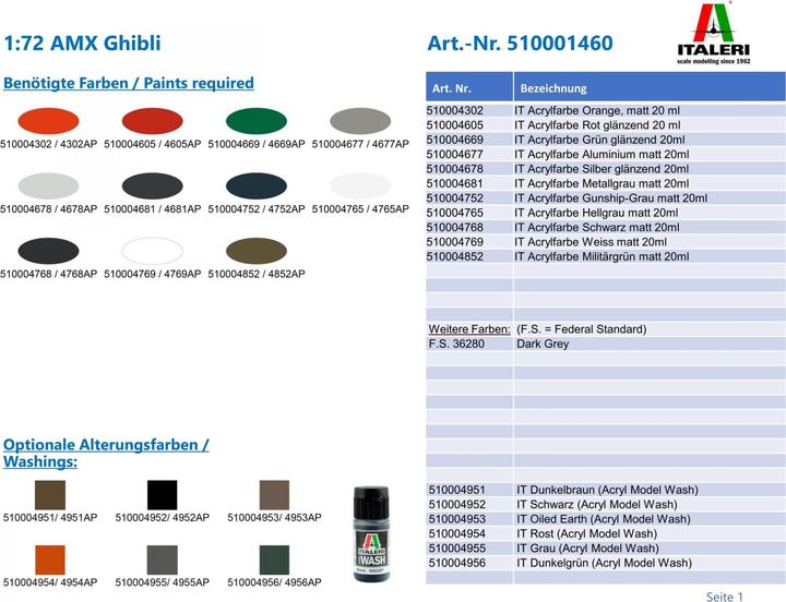 Image du produit 1:72 AMX Ghibli
