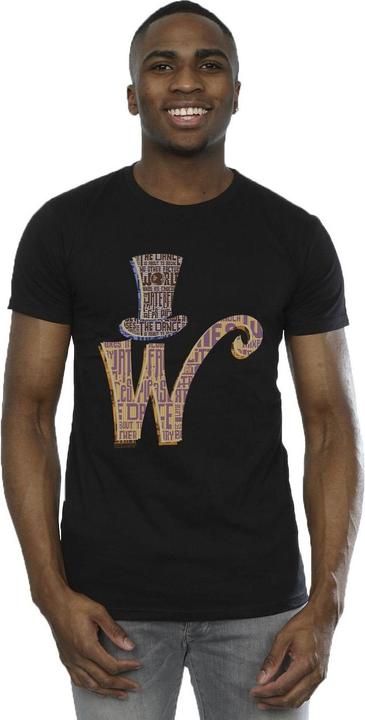 Produktbild Willy Wonka & the Chocolate Factory W Logo Hat TShirt (S)