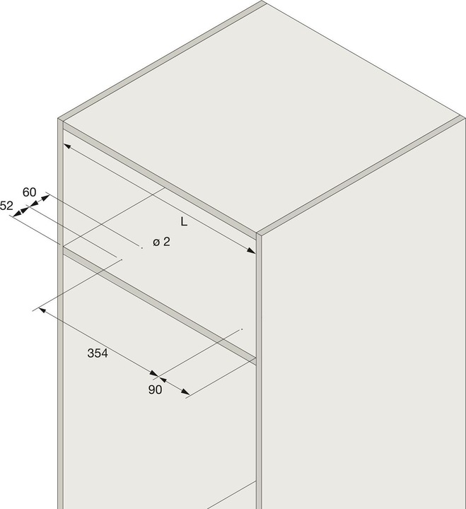 Actual product image Hettich Opening system for refrigerators (1 pcs.)