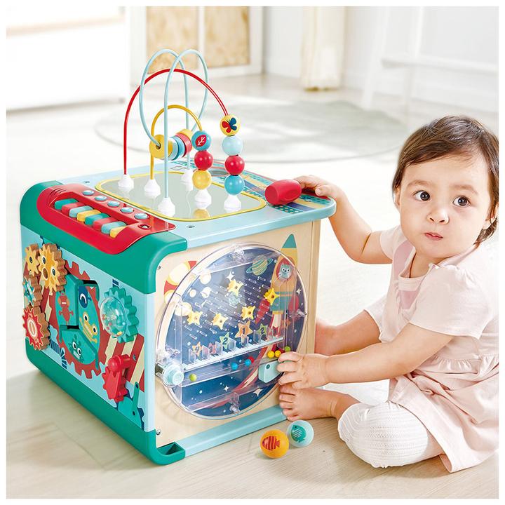 Actual product image Hape Motor Cube Magic Discoveries