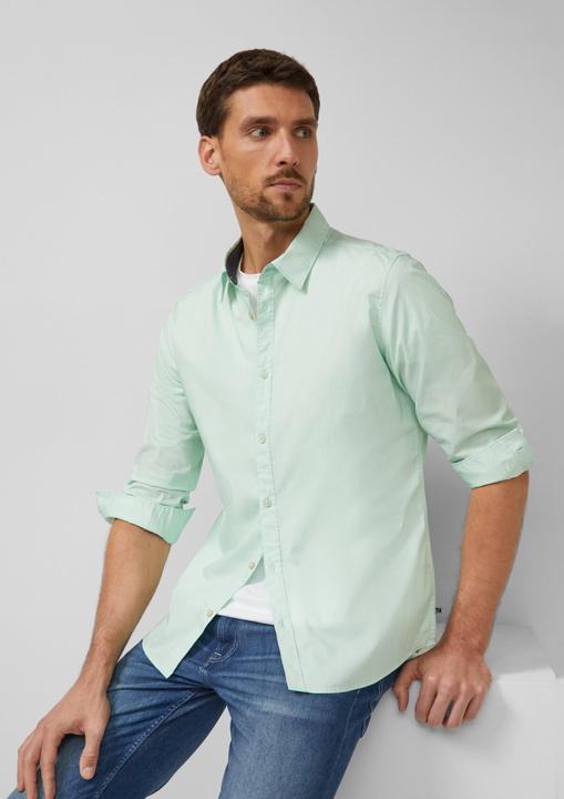 Immagine prodotto s.Oliver Hemd Slim Fit: Gemustertes Hemd mit Kentkragen (M)