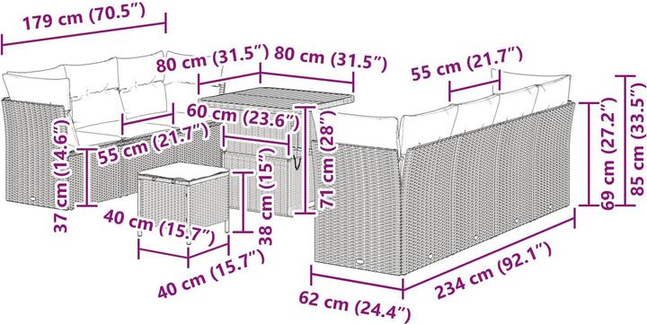 Produktbild vidaXL Zoie