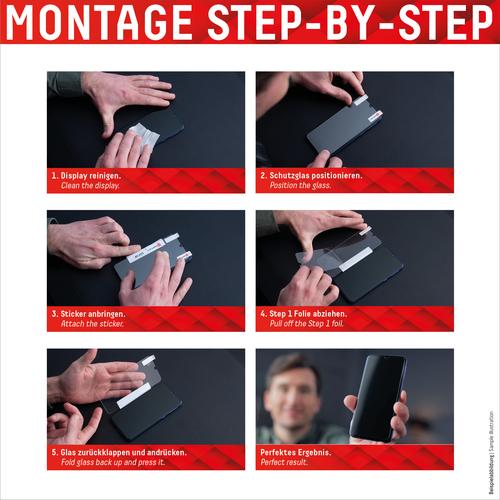 Actual product image Displex Smart Glass, Displayschutzfolie (1 Piece, Samsung Galaxy A22 5G)