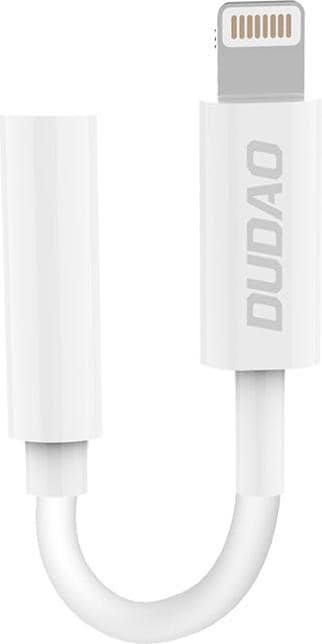 Dudao Adattatore audio L16i da Lightning a Mini Jack 3,5 mm (bianco) (Lightning, Jack da 3.5mm)